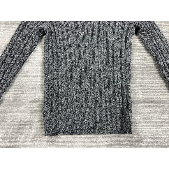 St Johns Bay Sweater Womens Medium Gray Round Neck Cotton Blend Casual - Picture 9 of 12